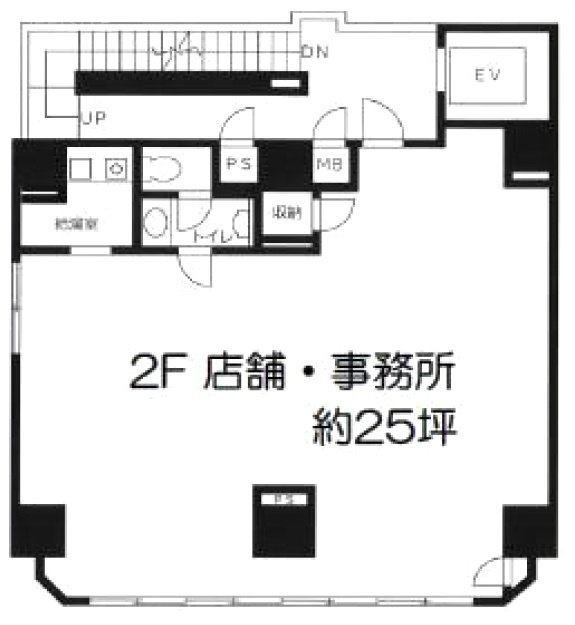 NJプレイスビル2F 間取り図