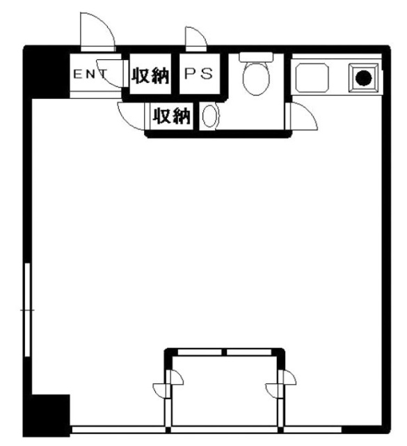 カーム乃木坂1001 間取り図