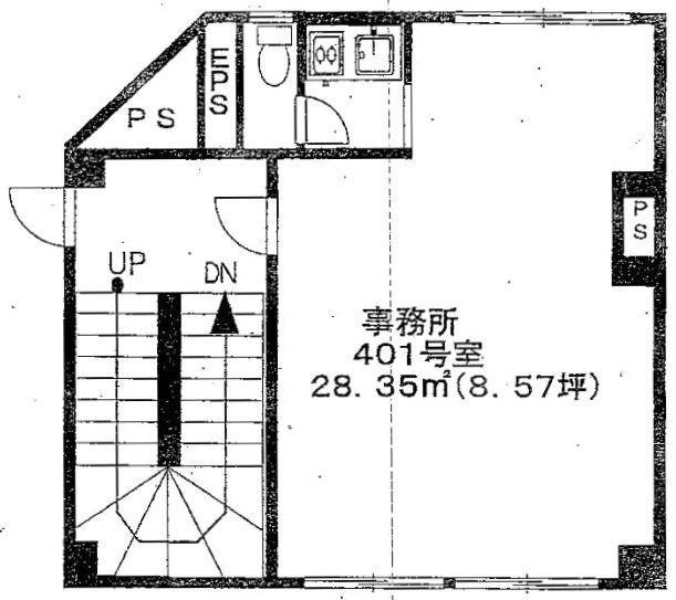 プラザ北新宿ビル401 間取り図