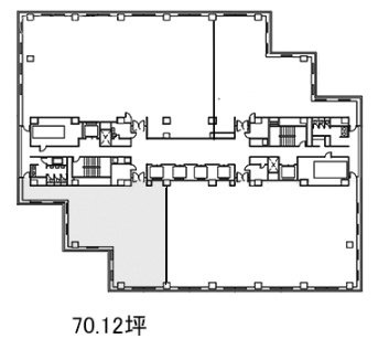 芝浦スクエアビル17F 間取り図