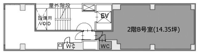 IM五反田ビルB 間取り図