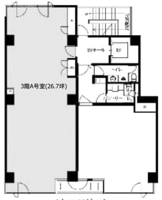 堀川ビルA 間取り図