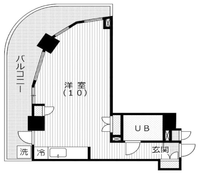 ラ・ネージュ小石川405 間取り図