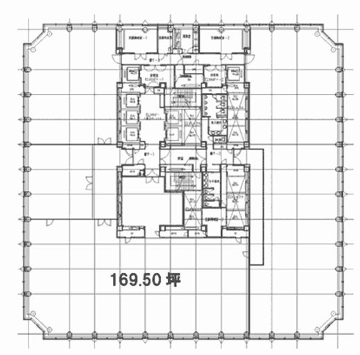 愛宕グリーンヒルズMORIタワー17F 間取り図