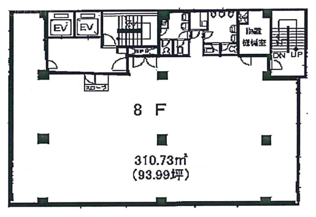 ファースト岡田ビル8F 間取り図