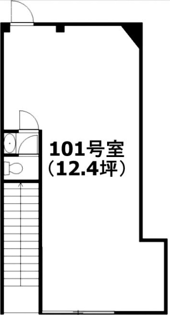 直井ビル101 間取り図