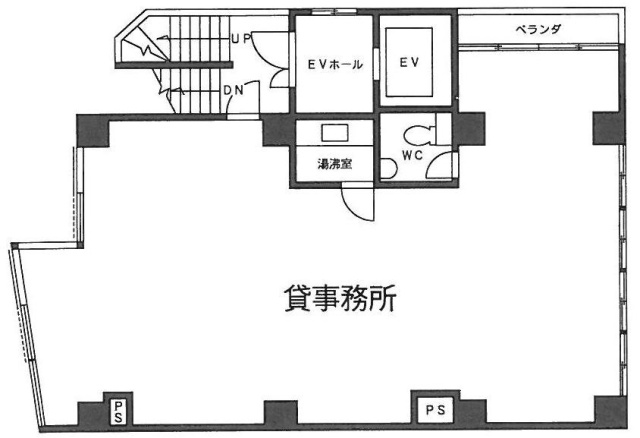 HAGAビル1F 間取り図