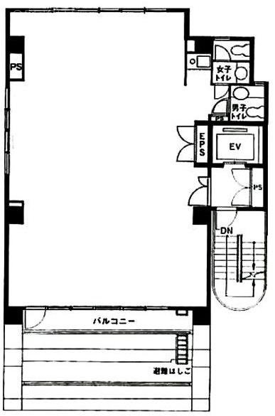 西新宿メトロビル6F 間取り図