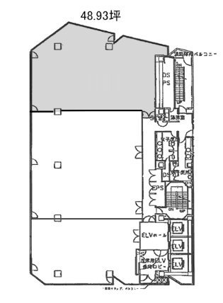 新横浜第二センタービル8F 間取り図