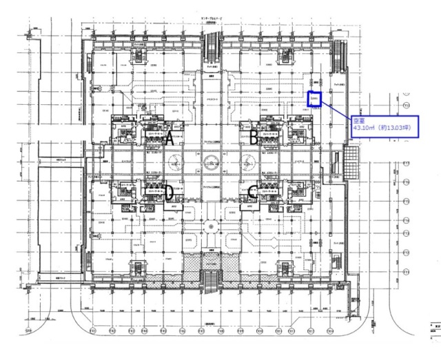 東京ファッションタウン(TFTビル東館)2F 間取り図