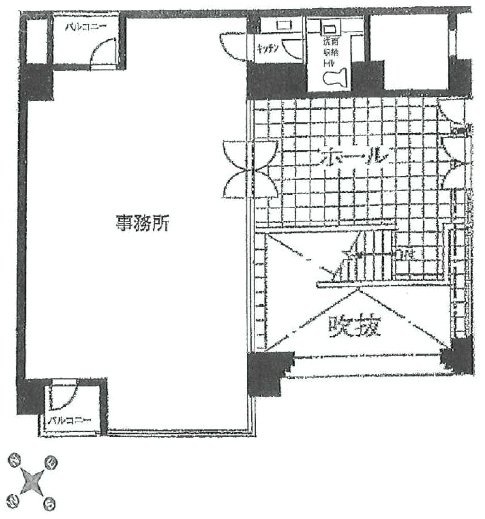 ビューシティ新宿御苑ビル204 間取り図