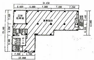 いちご三田ビル5F 間取り図