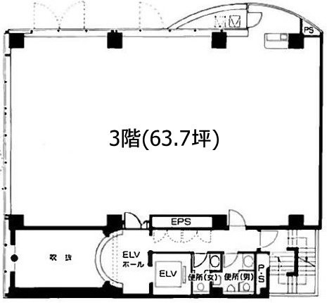 TAMA WOODY GATE EBISU3F 間取り図