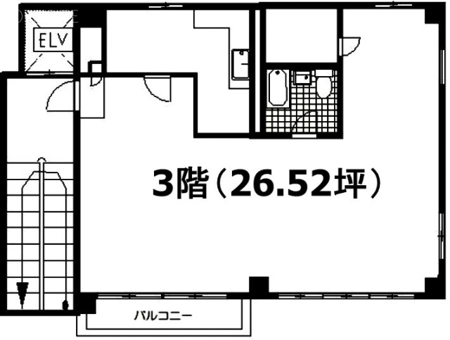 サクラマンション3F 間取り図
