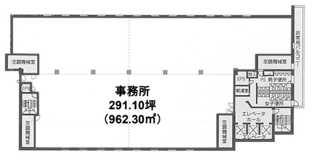 第一びる本館6F 間取り図