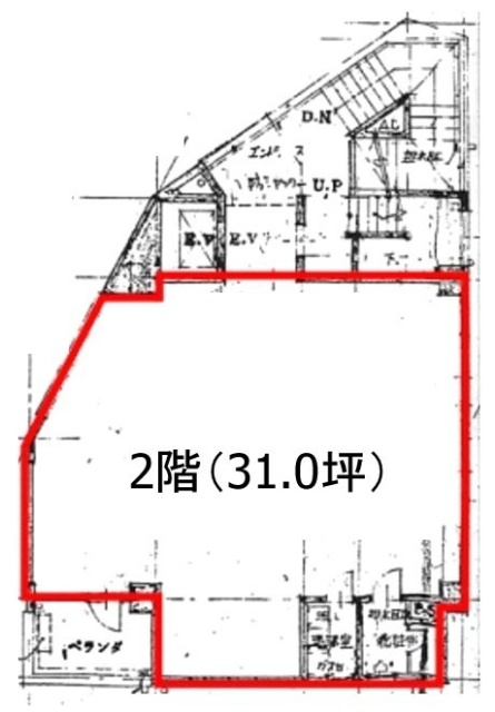 第3イトービル2F 間取り図