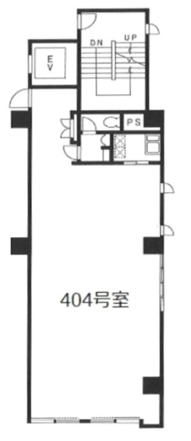 ビクトリアセンター南404 間取り図