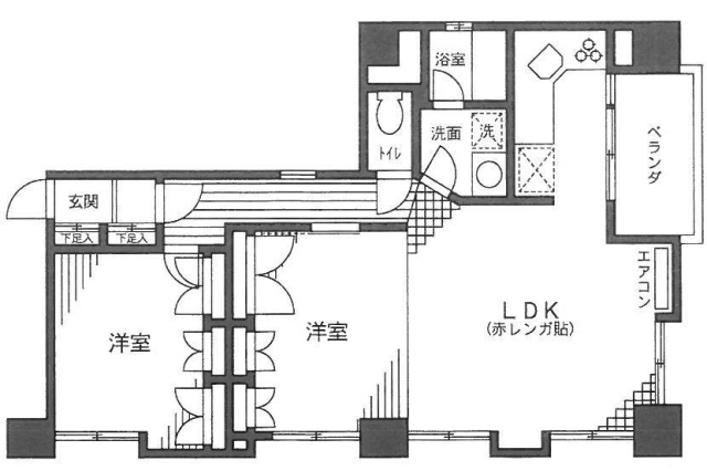 サンモール第3マンション602 間取り図