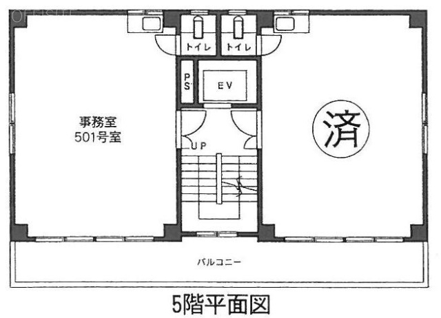 宝栄内神田ビル501 間取り図