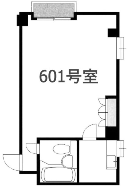 五月女(さおとめ)ビル601 間取り図