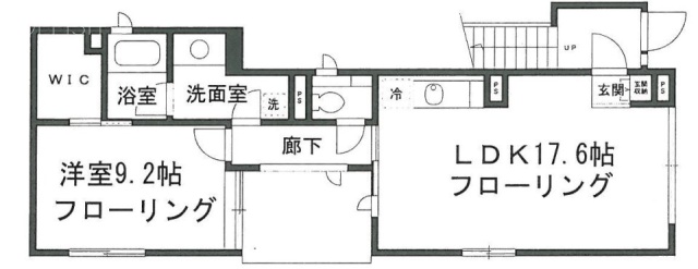 田﨑ビル1F 間取り図