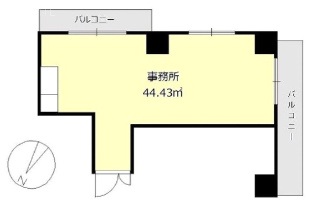 代々木伊藤ローヤルコーポ202 間取り図