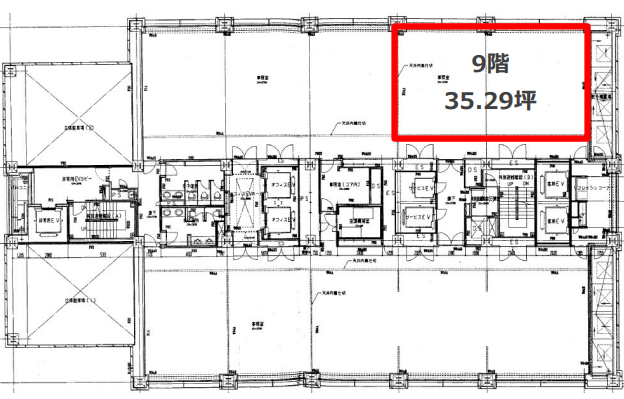 SK柏ビル9F 間取り図
