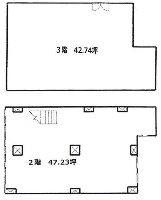 伊勢佐木センタービル2F～3F 間取り図