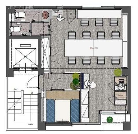 NOVEL WORK Shibuya(旧 荻津ビル)6F 間取り図