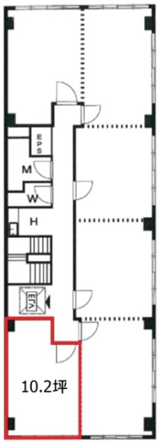 喜助新千代田ビル71 間取り図