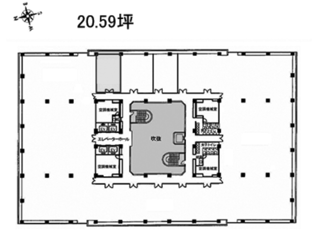 新溝ノ口ビル5F 間取り図