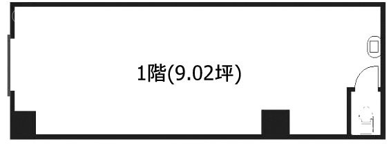 椿ビル1F 間取り図