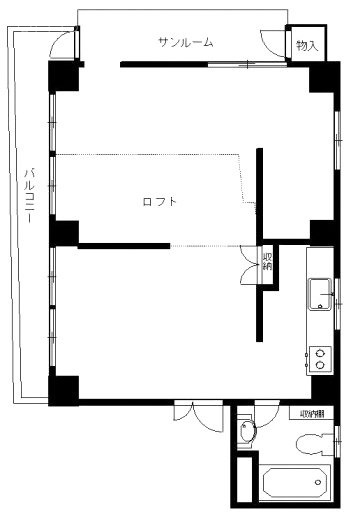 松任谷ビル3F 間取り図