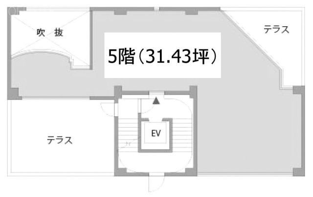ヴァンセットビル5F 間取り図