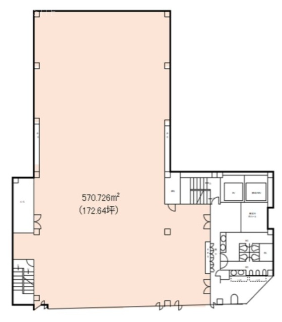 日暮里UCビル2F 間取り図