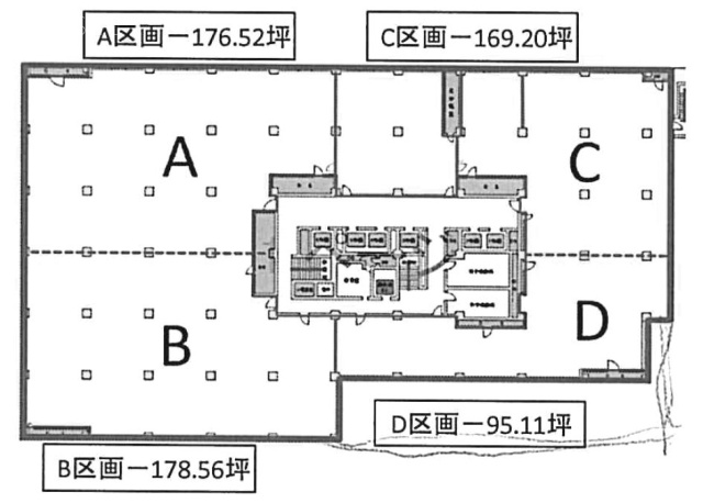 ユニゾ八重洲ビルB 間取り図