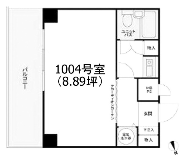 三田富洋ハイツ1004 間取り図