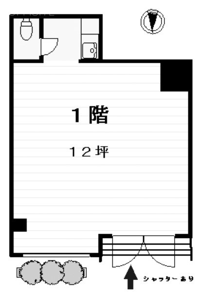 マンション松本1F 間取り図