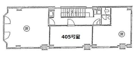 土本ビル405 間取り図