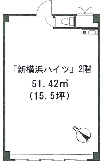 新横浜ハイツビル2F 間取り図