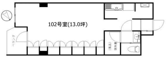 サン南青山102 間取り図