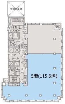 新横浜TECHビル B館5F 間取り図