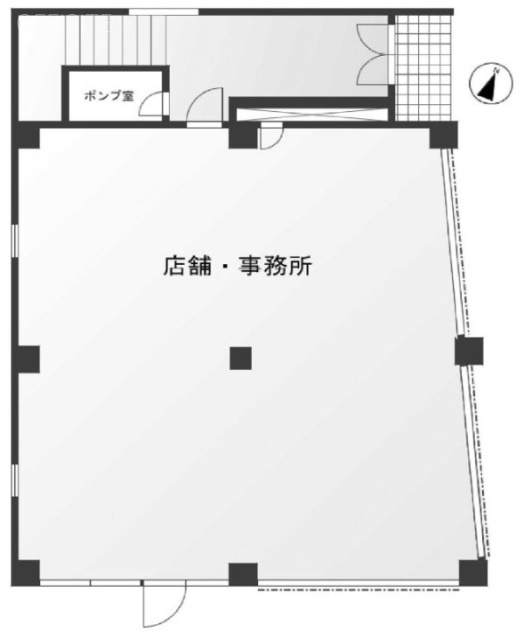 旧山武ビル1F 間取り図