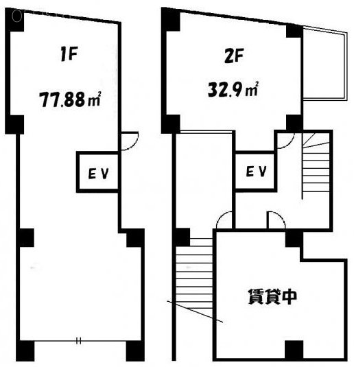 ペリエ浅草橋ビル1-2F 間取り図
