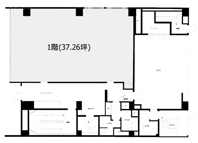 Daiwa神田美倉町ビル1F 間取り図