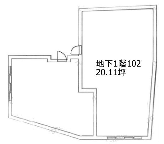 ジェントリー目白B102 間取り図