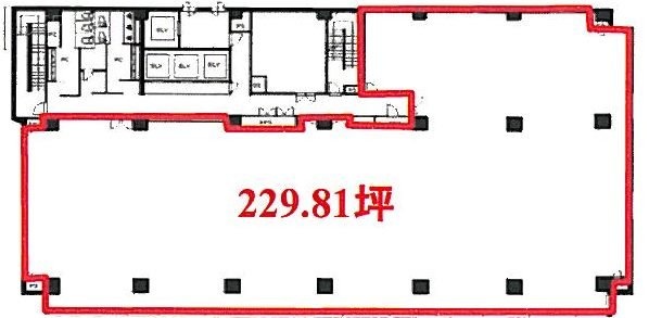 南品川JNビル4F 間取り図