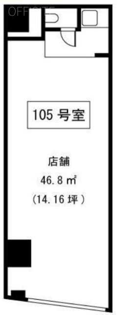 グリーンプラザ五反田第2ビル105 間取り図