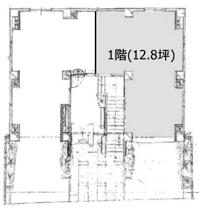 新宿酒販会館1F 間取り図