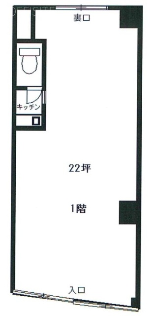 グリーンプラザ五反田第2ビル1F 間取り図